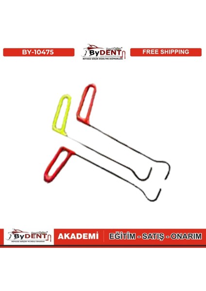 Pdr Boyasız Göçük Düzeltme 3 Parça Sustalı Çubuk Seti