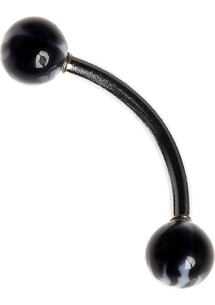 Curved Barbel 316 L Bioplast Piercing K7