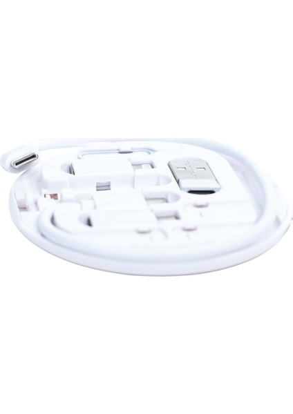 6'sı 1 Arada Kablo Seti Siyah 60W , Taşınabilir Çoklu Bağlantı Kiti Beyaz modelleri