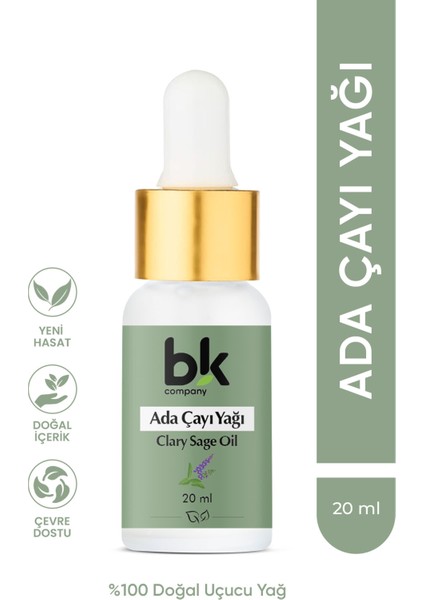 Ada Çayı Yağı %100 Saf - Boğaz Ağız Bağısıklık Dostu, Stress Gidericı Serum 20 ml
