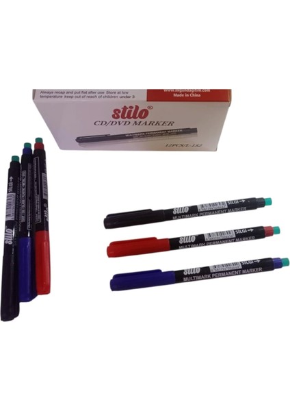 Silgili Asetat Kalemi - Siyah-Mavi -Kırmızı Mıx ( Üç Adet ) fiyatları