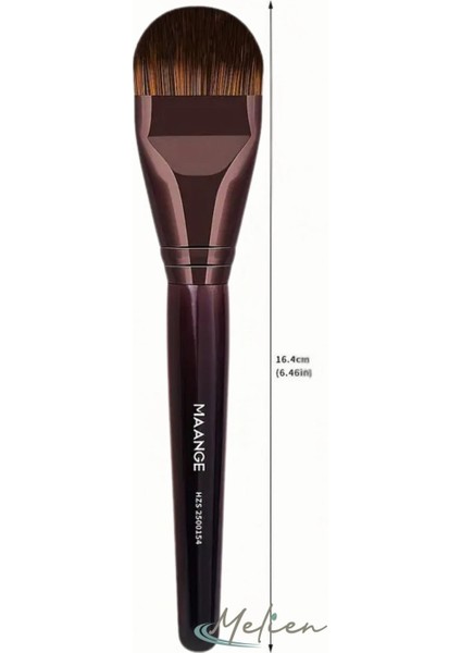 Oval Fondöten, Eğimli Kontür ve Düz Kesik Uçlu Allık Bb cc Krem Likit 1 Adet Makyaj Fırçası Hediye