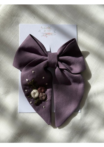 Kız Çocuk Fiyonk Toka Işlemeli modelleri