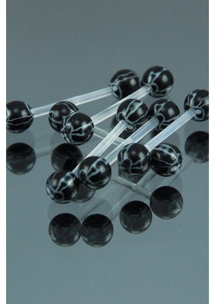 Bioplast Bar Kaş Yanak Dudak Piercing K3