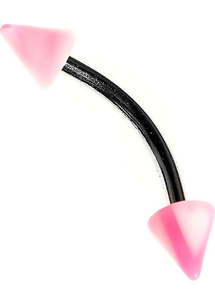 Curved Barbel Çelik Spike Piercing K6