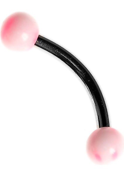 Curved Barbel 316 L Bioplast Piercing K7