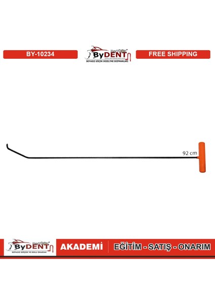 Pdr Boyasız Göçük Düzeltme Özel Tasarım Çubuk 92 cm