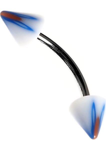Curved Barbel Çelik Spike Piercing K7