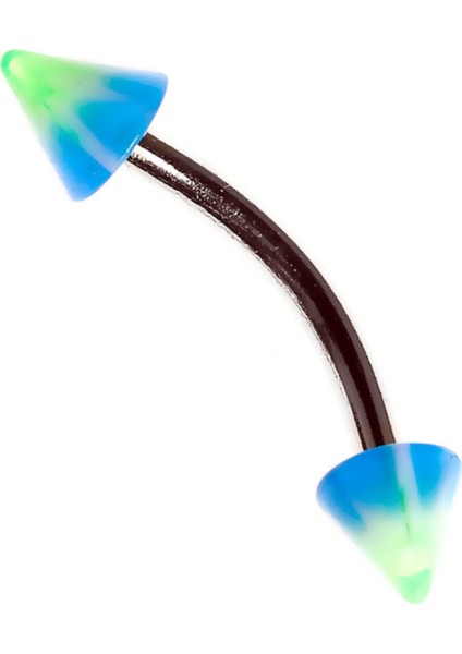 Curved Barbel Çelik Spike Piercing K6