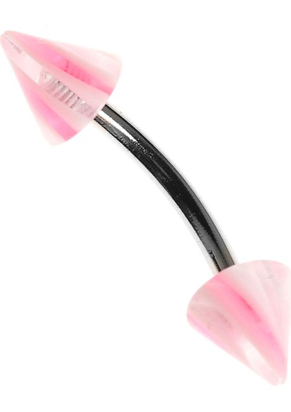 Curved Barbel Çelik Spike Piercing K7