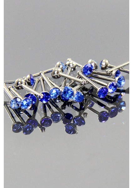 Mavi Taşlı Hızma Piercing K2