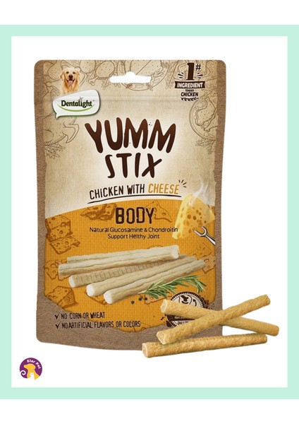 Yumm Stix Tavuk ve Peynirli Köpek Ödülü (50G)