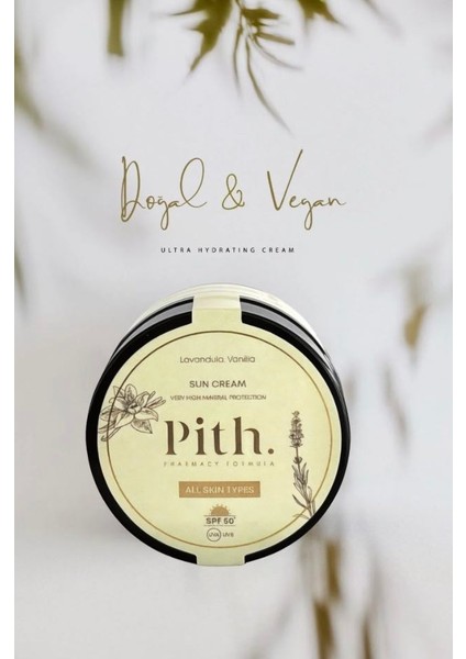 50+ Spf Güneş Koruyucu Tüm Ciltler %100 Mineral VANİLYA