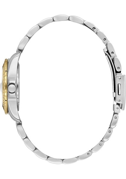 Daniel Klein DK.6.14134-4 Bombeli Takvim Taşlı Tasarım 3 Atm Suya Dayanıklı Metalik-Altın Renk Kadın Kol Saati fiyatları