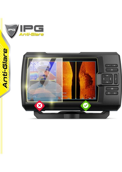 Garmin Striker Vivid 7cv Sonar Fishfinder Için Anti-Glare Parlama Önleyici Mat Ekran Koruyucu fiyatları