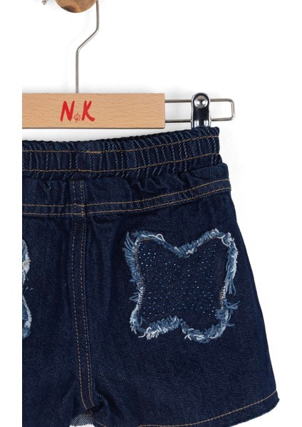 Kız Bebek Jazz Denim Şort Etek 1-4 Yaş Mavi fırsatları