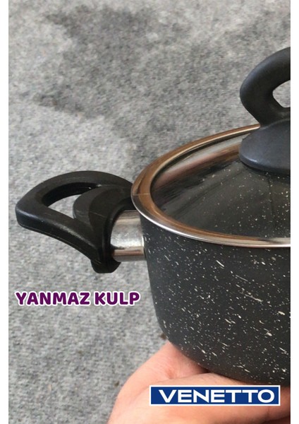 Mini Granit Tencere 16 cm Gri fırsatları