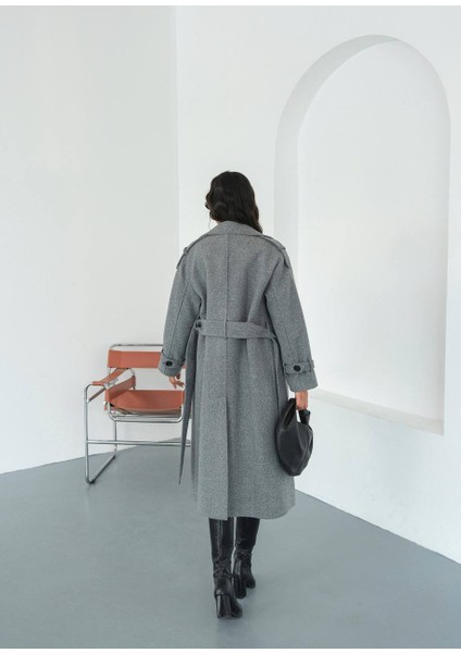 Kadın Premium Oversize Kaşe Kaban modelleri