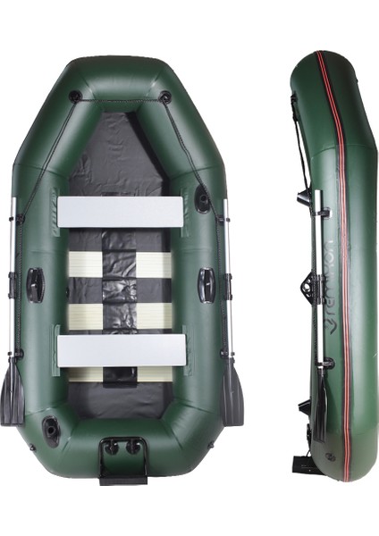 Izgara Taban Yeşil Şişme Bot