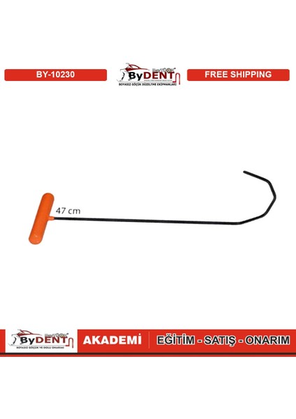 Pdr Boyasız Göçük Düzeltme Özel Tasarım Çubuk 47 cm