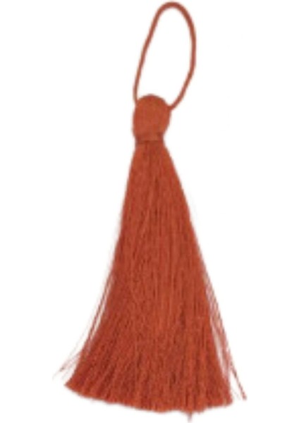 Püskül Tekli 10 cm 1 Adet Turuncu