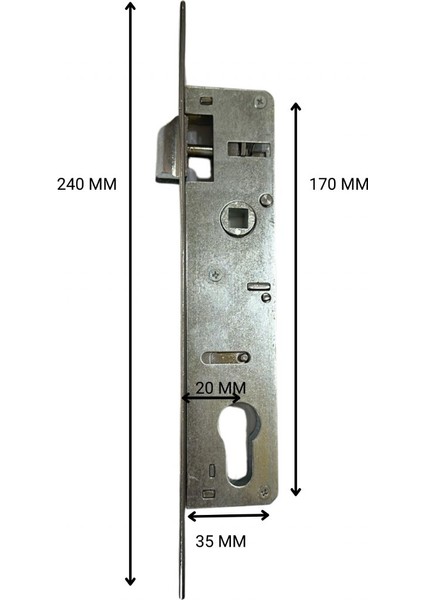 Dar Silindirli Gömme Kilit 20 Mm fiyatları