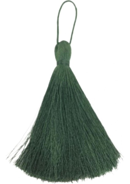 Püskül Tekli 10 cm 1 Adet Haki