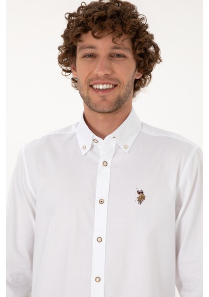 Erkek Beyaz Gömlek Basic 50316788-VR013 fiyatları