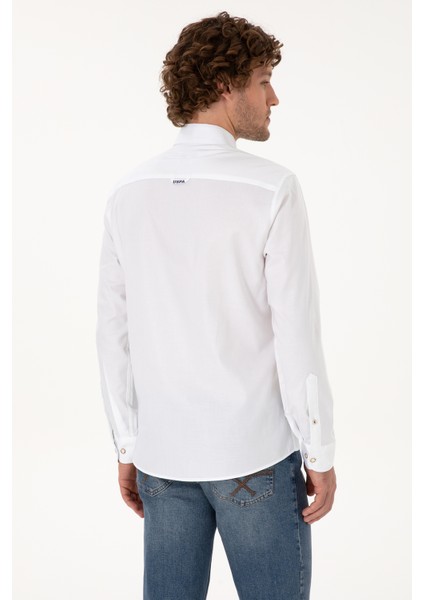 Erkek Beyaz Gömlek Basic 50316788-VR013 indirimleri