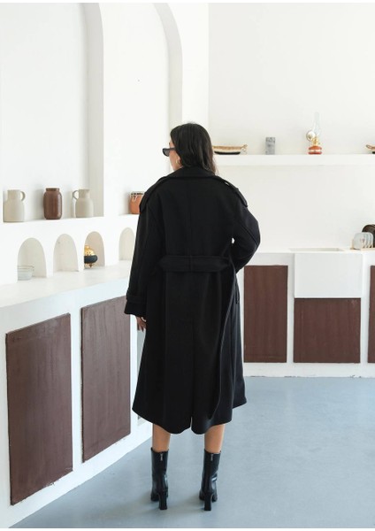 Kadın Premium Oversize Kaşe Kaban modelleri