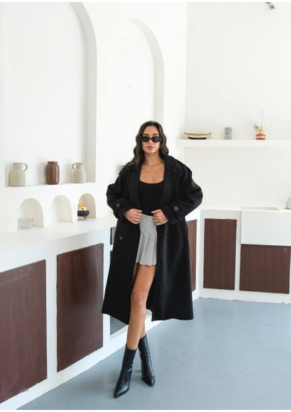 Kadın Premium Oversize Kaşe Kaban fırsatları