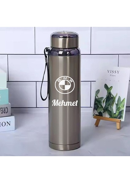 1 Litre Paslanmaz Çelik Araç Baskılı Termos 12 Saat Sıcak Soğuk Tutma Dayanıklı Yapı fiyatları