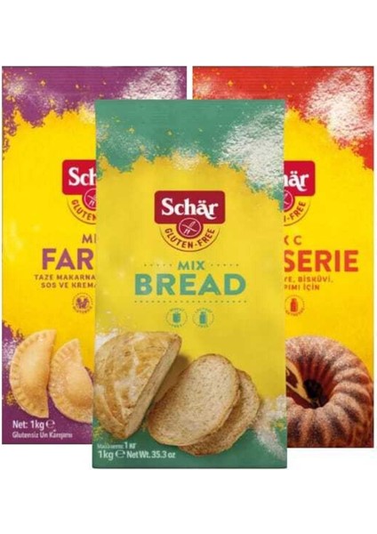 Glutensiz Un Mix B, Mix C, Farina 3 kg