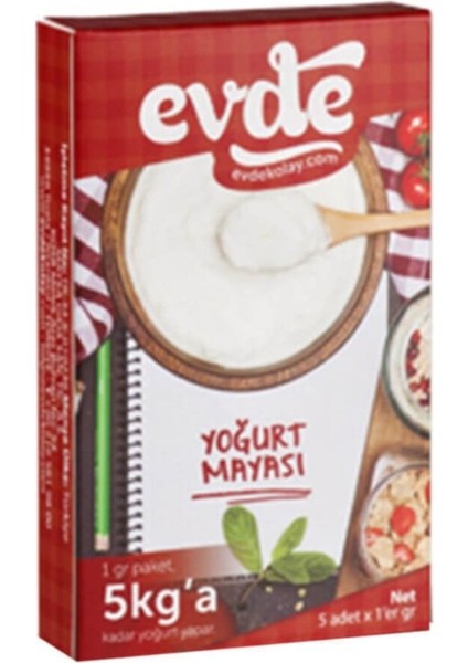 Yoğurt Mayası 1 gr 5 Paket (Helal Belgeli)