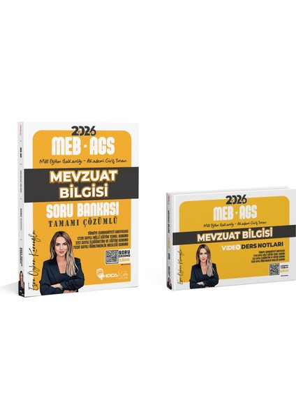 2026 Meb-Ags mevzuat Soru Bankası- Mevzuat Video Ders Notları 2 Li Set