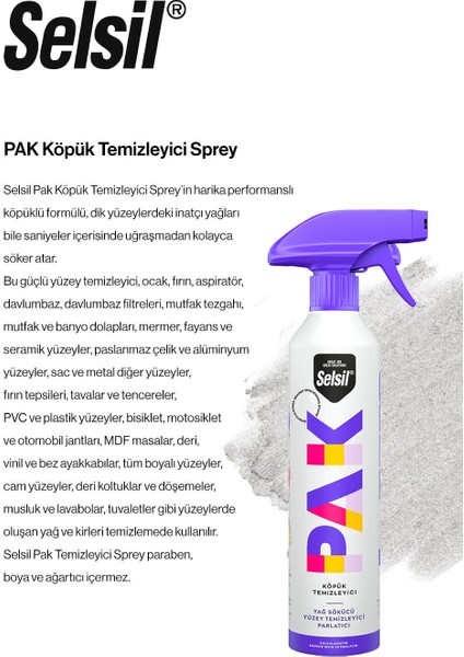 Pak 500 Ml, 48 Al 41 Öde Köpük Temizleyici Sprey ve Rosie Pamuk fiyatları