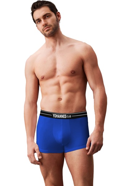 Erkek Özel Anatomik Pamuklu Boxer, 3'lü Paket - 3 Pack, X-Large, Bordo,yeşil,mavi