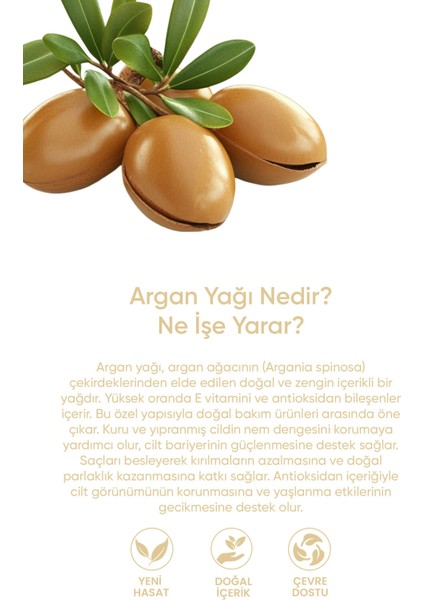 Argan Yağı %100 Saf - Yoğun Nemlendirici, Derin Onarım, Işıltılı Güzellik Serum 20 ml fırsatları