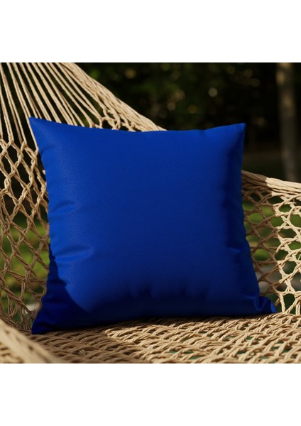 Deep Sapphire 50X50 Kırlent Kılıfı – Düz Renk, Modern Dekoratif Yastık Kılıfı modelleri