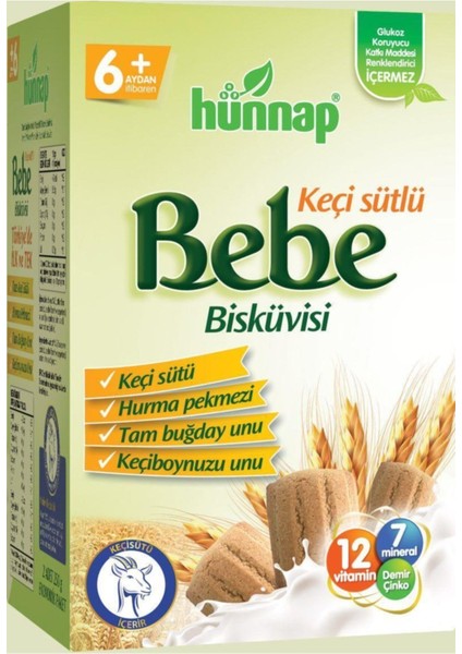 Keçi Sütlü ve Vitaminli Bebe Bisküvisi 400 gr