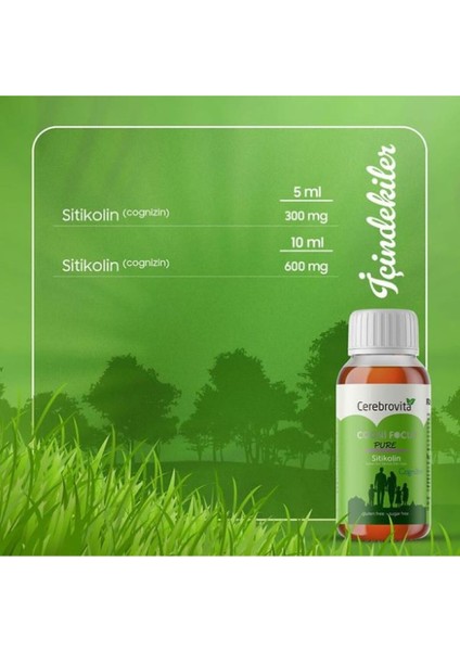 Cogni Focus Pure Şurup 150 ml fiyatları