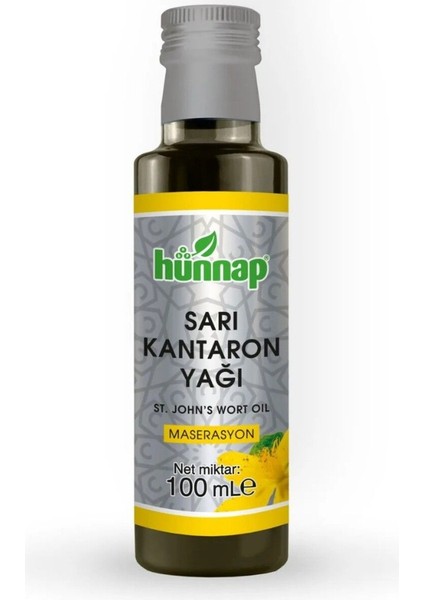 Sarı Kantaron Yağı Soğuk Pres 100 ml