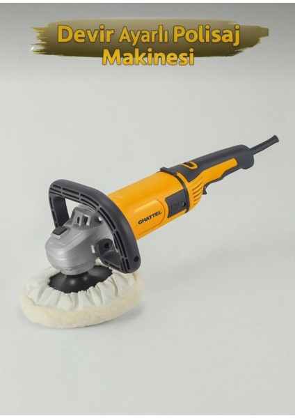 CHT-5184 Devir Ayarlı Polisaj Makinası 1400 Watt 180 mm