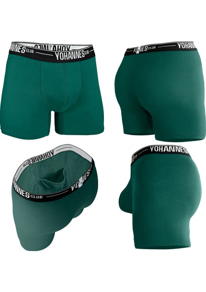Erkek Özel Keseli Pamuklu Boxer,3'lü Paket - 3 Pack, Large, Bordo,yeşil,mavi fırsatları
