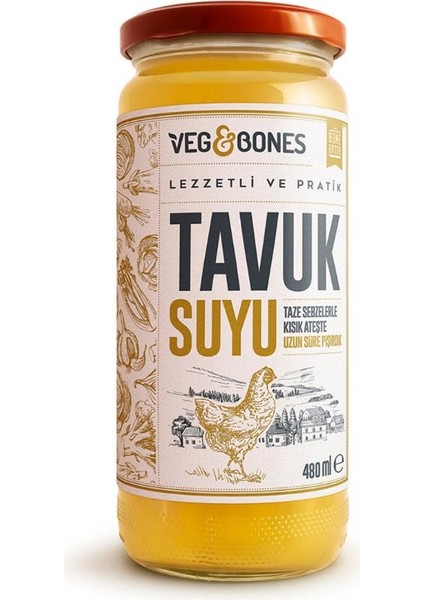 Veg Bones Tavuk Suyu 480 ml fiyatları