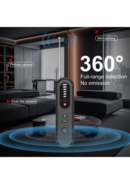 Gps Takip Cihazı Çok Fonksiyonlu Otel Kızılötesi Konumlandırma Önleyici Gizli Dinleme Izleme Tarama Kamera Dedektörü (Yurt Dışından)