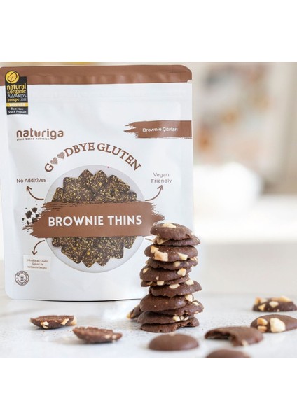 3'lü Brownie Kraker 40 gr Glutensiz Vegan Dostu Lezzetli Atıştırmalık fiyatları