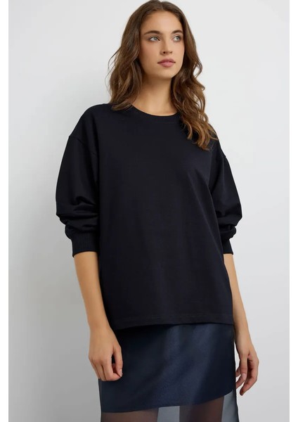 Kadın Lacivert Sweatshirt Blue fiyatları