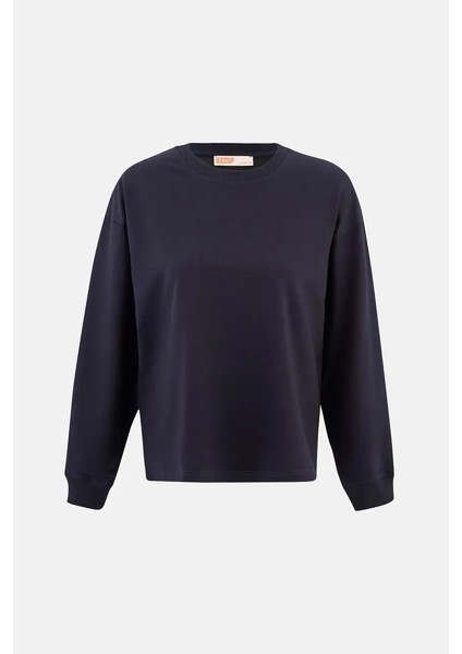 Kadın Lacivert Sweatshirt Blue fırsatları
