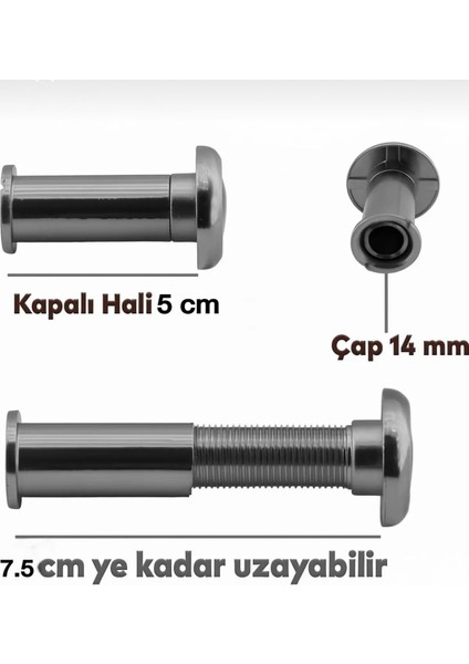 Çelik Kapı Dürbünü Ayarlanabilir 50-75 mm Çap 14 mm fiyatları